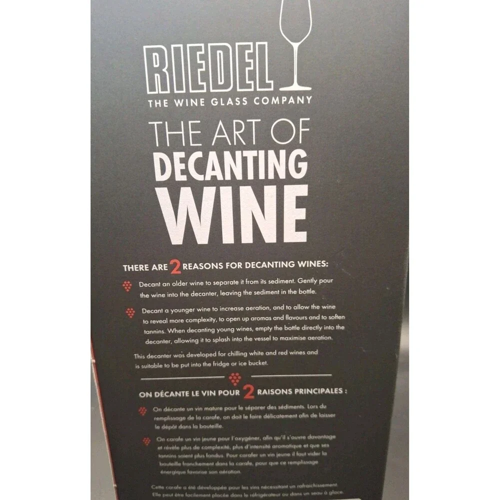 Riedel Veloce Crystal Wine Decanter New in Box